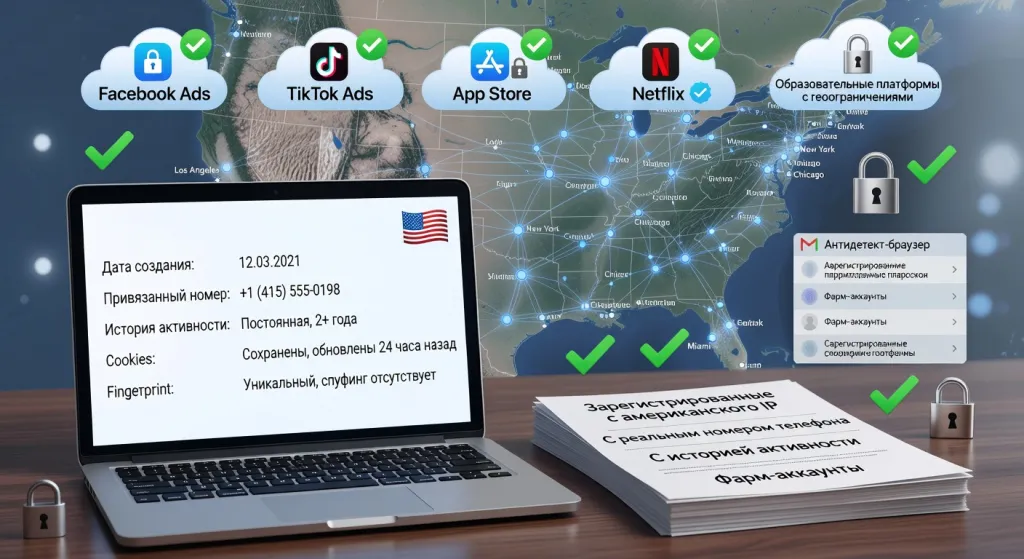 Купить Gmail аккаунт США: где безопасно приобрести и как избежать блокировок