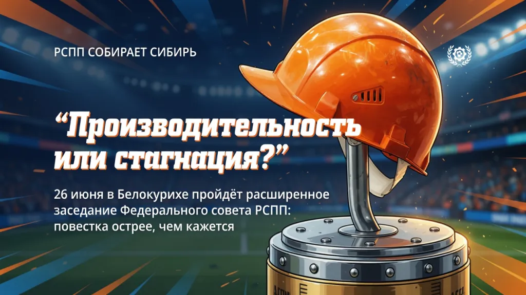 РСПП собирает Сибирь. Производительность или стагнация?