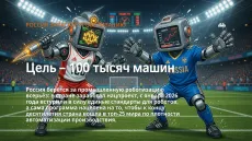 Россия запускает роботизацию. Цель - 100 тысяч машин